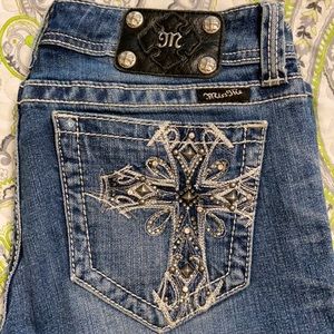 Miss Me Boot Jeans Studded Cross JP5045-2 30 x 31